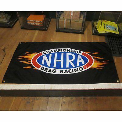 NHRA Drag Racing Logo - NHRA Champion Dragster Drag Racing Logo Banner Flag 2005 Garage Man ...