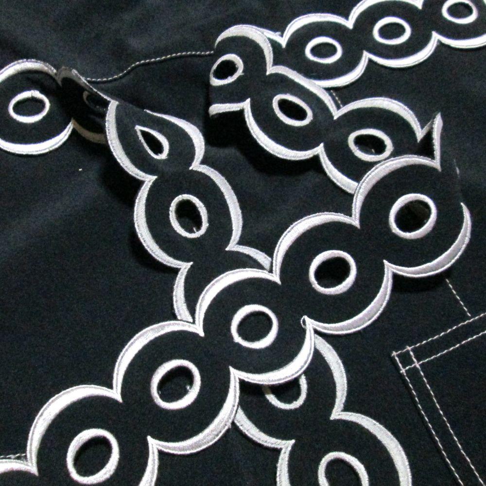 Four Dot Crown Logo - CROWN STORE BRAND CLOTHING STORE: Circle dot embroidery dress