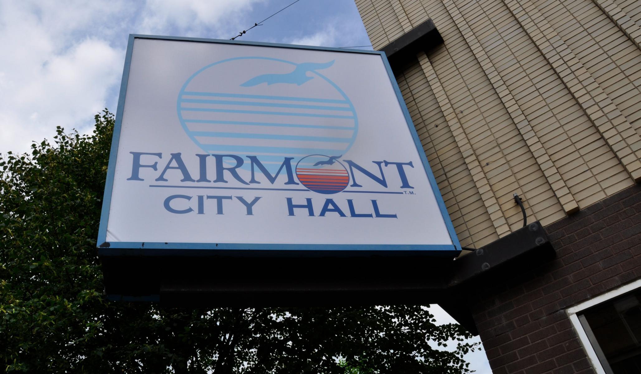 Blue Fairmont Logo - Fairmont MN Economic Development (FairmontED)