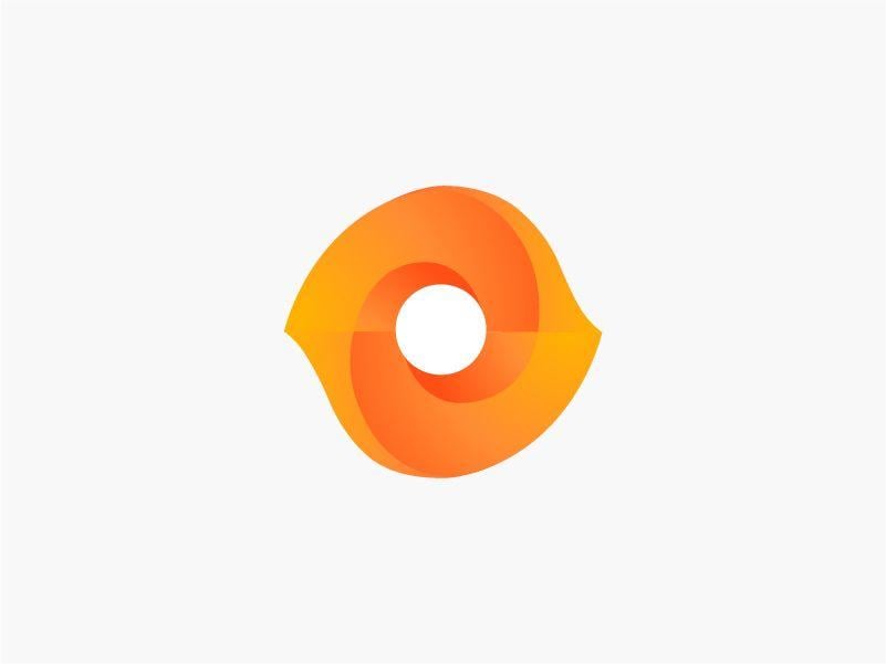 Orange Round Logo - Orange round logo by Dominika Marzec | Dribbble | Dribbble