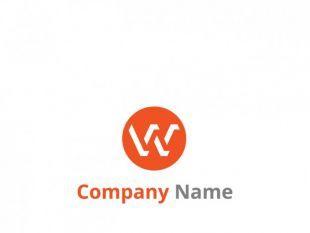 Orange Round Logo - Round Logo Template | free vectors | UI Download