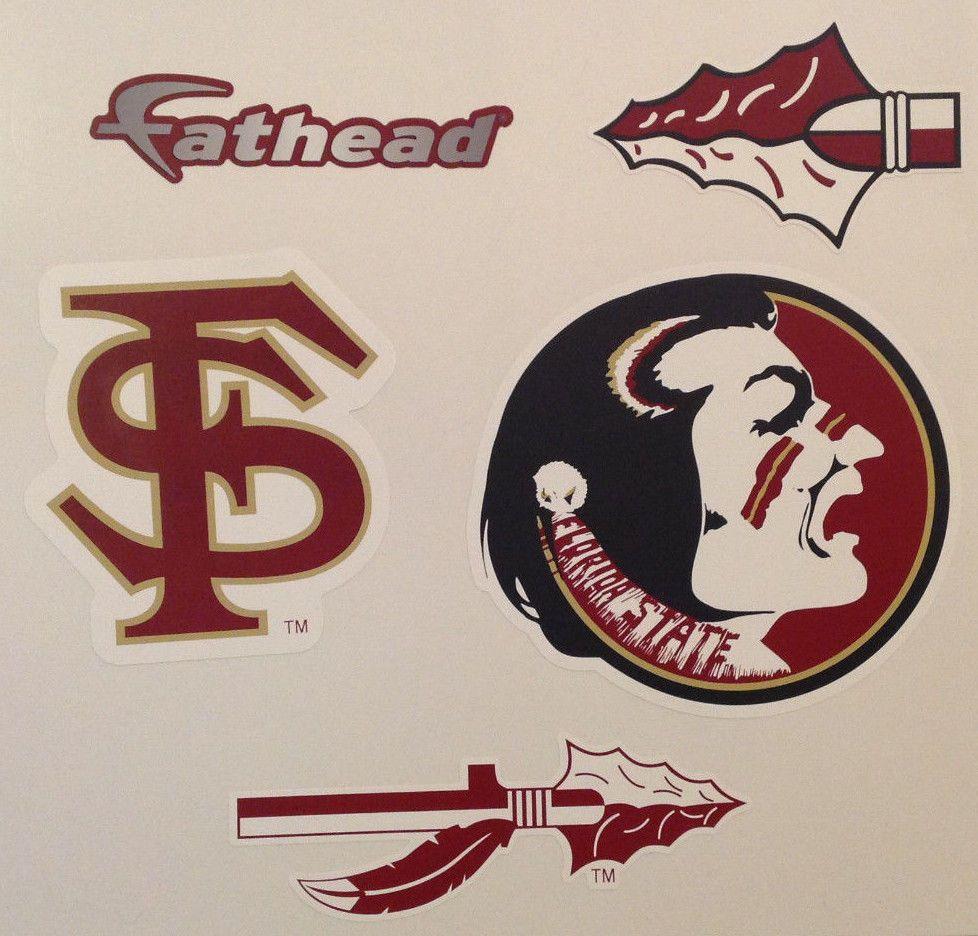FSU Arrow Logo - Florida State FATHEAD Lot 4 Team Graphics NCAA Logos, Arrows All