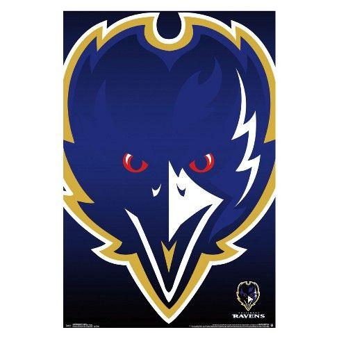 Ravens Logo - Baltimore Ravens Logo Unframed Wall Poster : Target