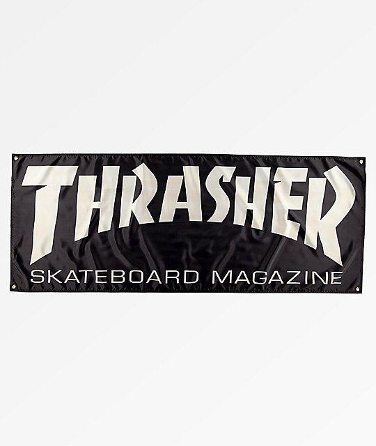 Thrasher Skateboard Magazine Logo - Thrasher Skate Magazine Banner | Zumiez