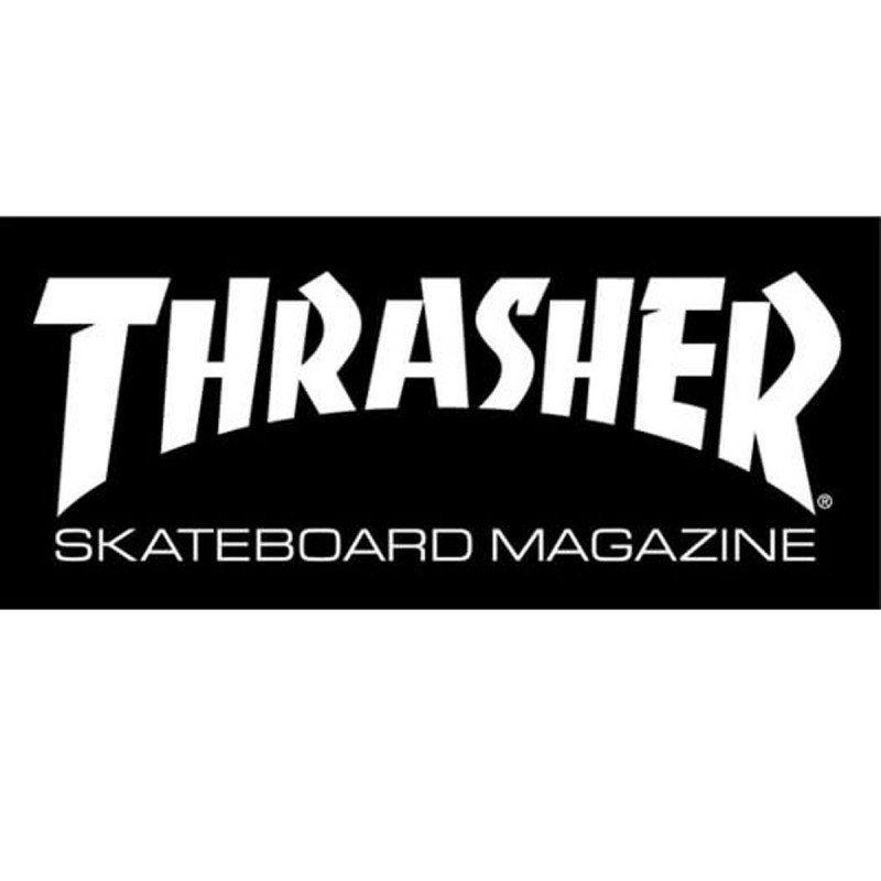 Thrasher Skateboard Magazine Logo - Buy Thrasher Skate Magazine Standard Sticker Small at the longboard ...