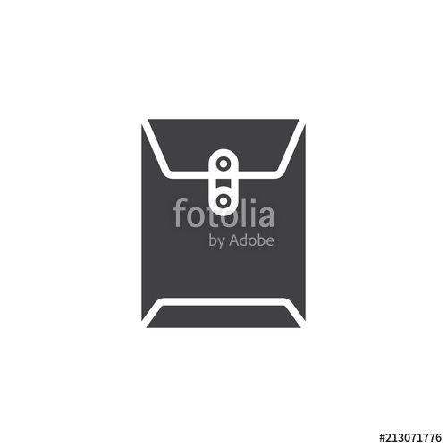 Envelope Logo - Office envelope vector icon. filled flat sign for mobile concept and ...