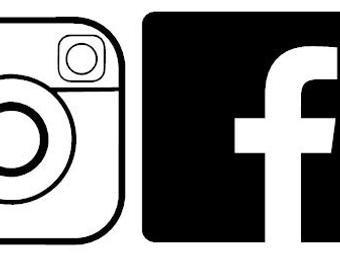 Facebook and Instgram Logo - Facebook logo | Etsy