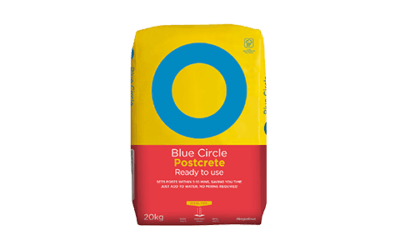 People with Blue Circle Company Logo - Blue Circle Cement for building trades