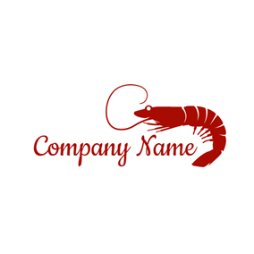 Red Shrimp Logo - 90+ Free Restaurant Logo Designs | DesignEvo Logo Maker