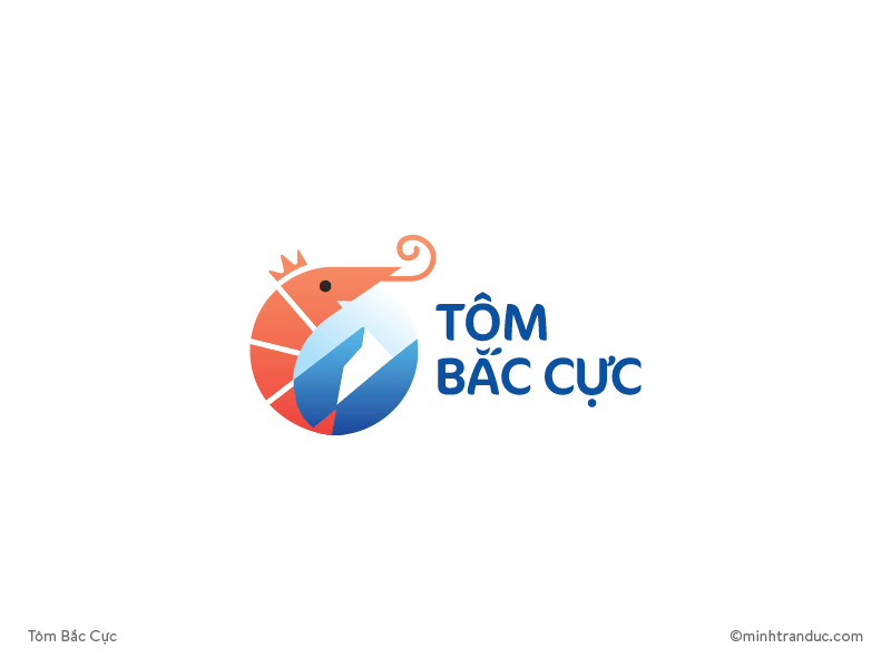 Red Shrimp Logo - TBC Logo by Minh Tran Duc