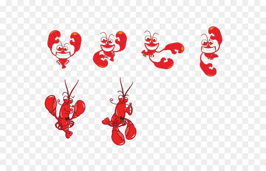 Red Shrimp Logo - Louisiana crawfish Logo Crab Vector graphics Shrimp caught up