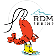 Red Shrimp Logo - RDM Shrimp - Delicious Indiana grown shrimp. Fresh every day!
