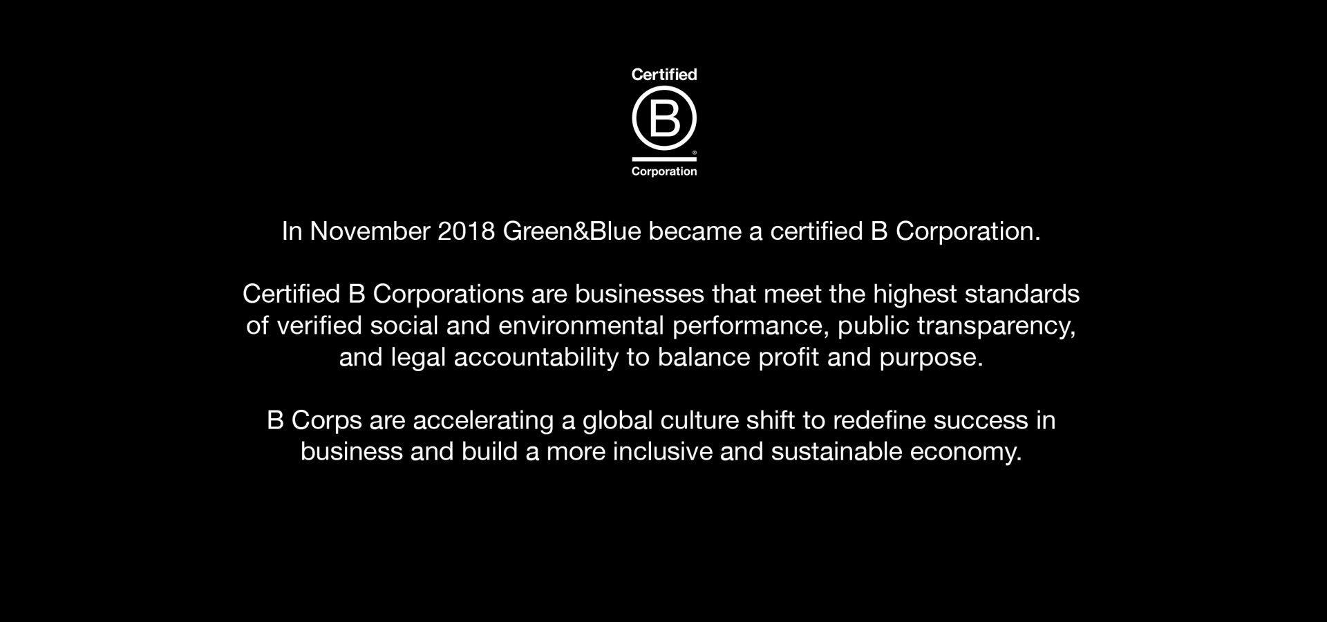 Blue and Green B Logo - Green&Blue.co.uk