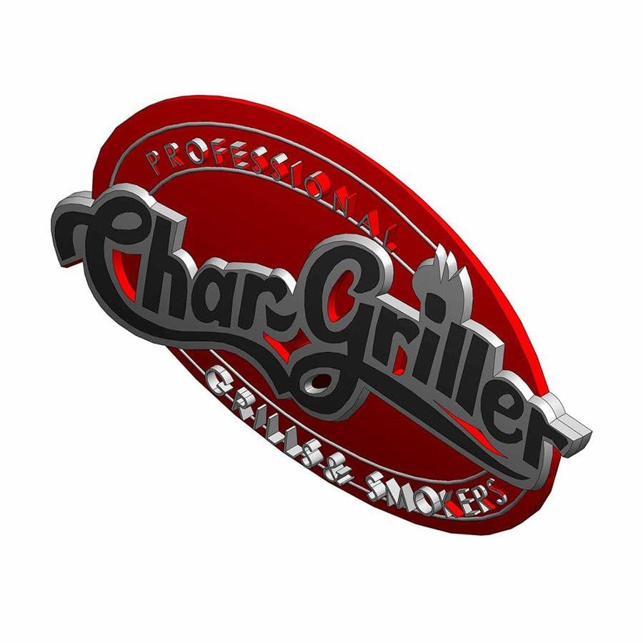 The Griller Logo - LOGO PLATE - CHARCOAL | Char-Griller