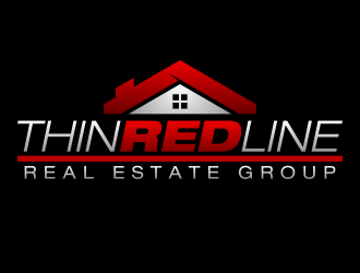 Thin Red Line Logo - Thin Red Line Real Estate Group logo design - 48HoursLogo.com