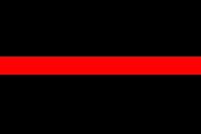 Thin Red Line Logo - Thin Red Line Reflective Rectangle Decal