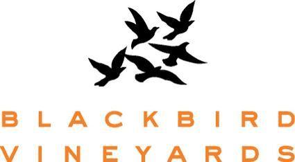 Orange and Black Bird Logo - Blackbird Vineyards