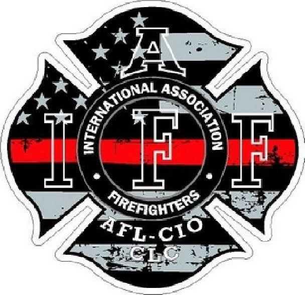 Thin Red Line Logo - Inch Reflective IAFF Thin Red Line Maltese Distressed Flag Helmet
