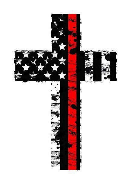 Thin Red Line Logo - Amazon.com: K9King Thin Red Line Cross (2 Pack) Subdued Us Flag ...