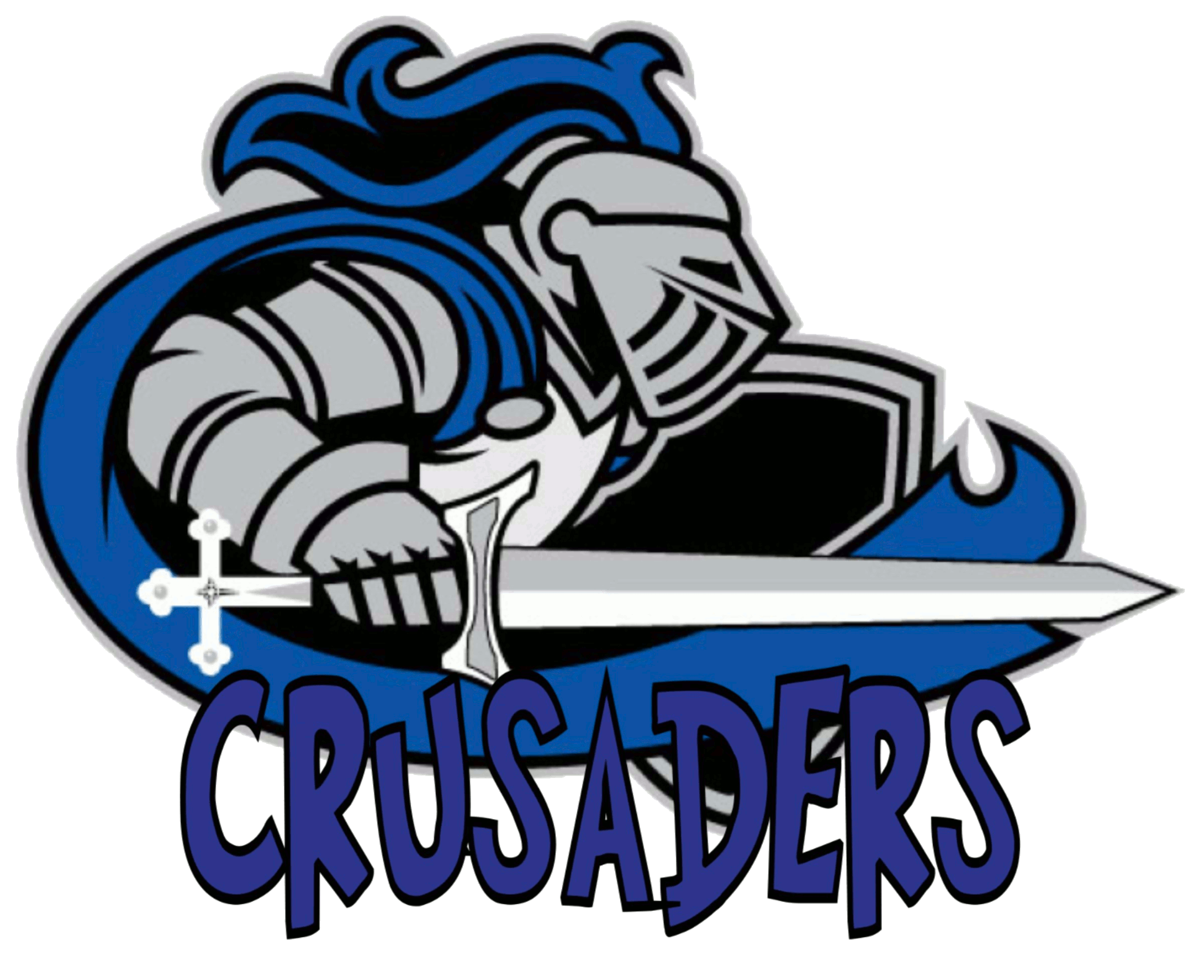 Blue Crusader Logo - Crusaders (Blue)