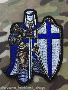 Blue Crusader Logo - Blue Crusader Knight Patch