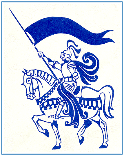 Blue Crusader Logo - O.L.M.C. Crusader Mascot