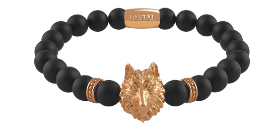 Black and Gold Wolf Logo - Gold Wolf Matte Black