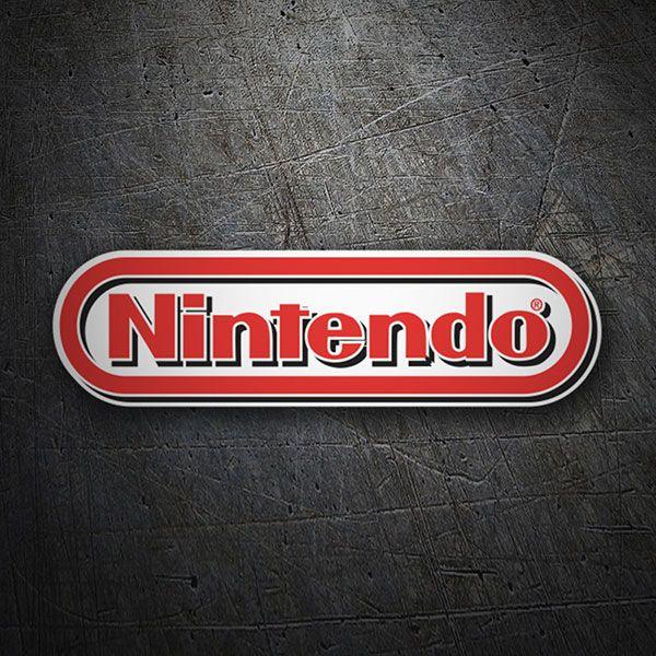 Ninendo Logo - Sticker Nintendo Logo 3D | MuralDecal.com