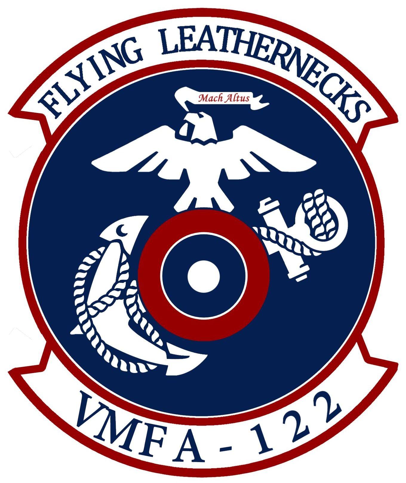 Blue Crusader Logo - VMFA-122