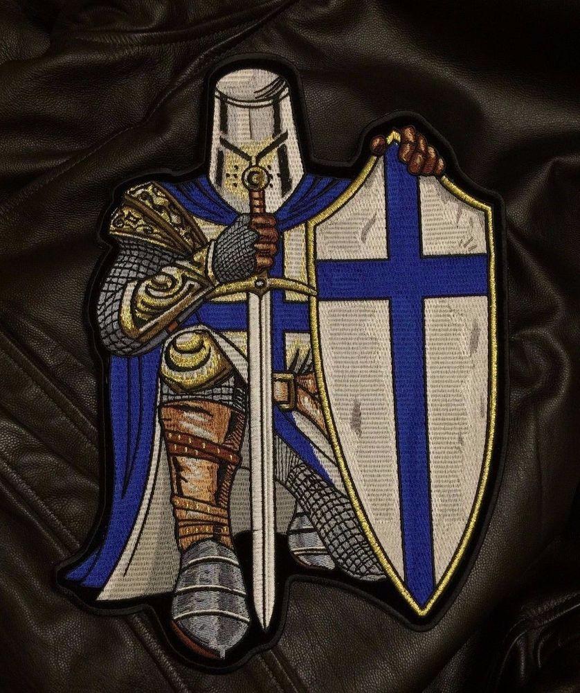 Blue Crusader Logo - Blue Crusader Knight Back Patch | eBay