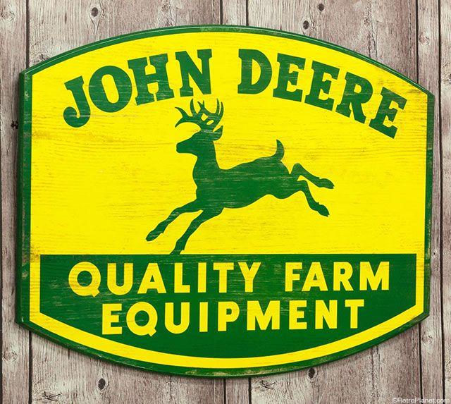 Early John Deere Logo - The History of John Deere Tractors and Farm Equipment