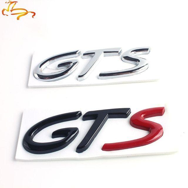 GTS Logo - 1X 3D Metal GTS LOGO Emblem Badge Car Sticker For Porsche Cayenne