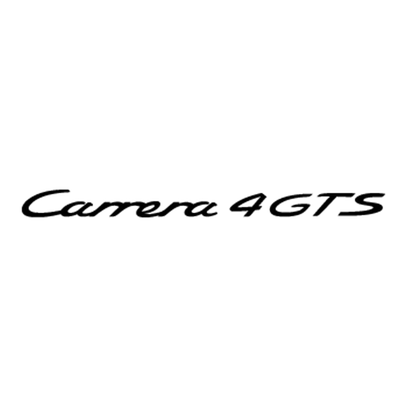 GTS Logo - Porsche Carrera 4 GTS logo Decal