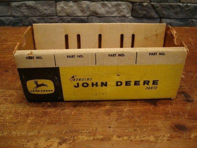 Early John Deere Logo - Vintage Early John Deere Part Box 4 Legged John Deere Logo Old