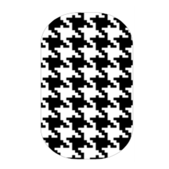 Jamberry Black and White Logo - Black & White Houndstooth (mixed) | Jamberry