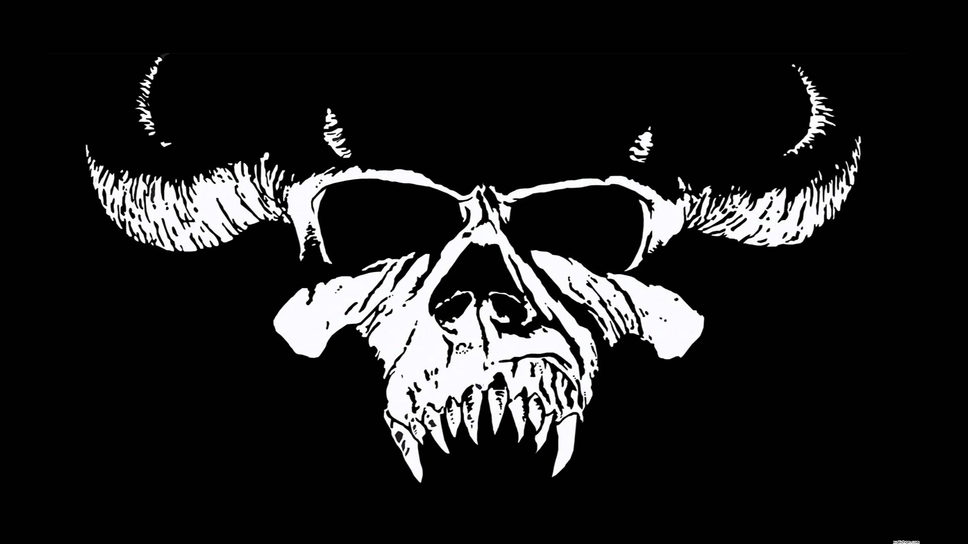 Black and White Skull Logo - NOT OF THIS WORLD: THE DANZIG SKULL AND THE SAGA OF CRYSTAR – Green ...