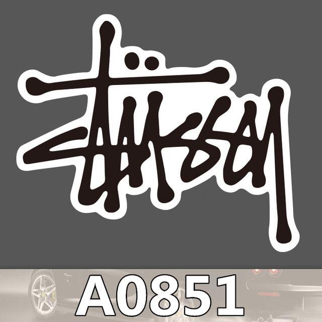 Skateboard Brands Logo - Bevle A0851 Tide Brands Logo Luggage Skateboard Graffiti Notebook ...