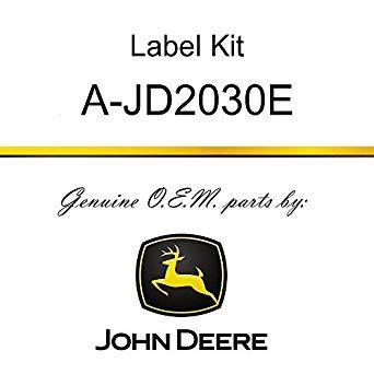 Early John Deere Logo - Amazon.com: JD2030E New Hood Decal Set Made to fit John Deere ...