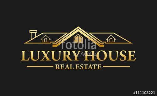 Luxury Real Estate Logo - Luxury House Real Estate Logo Stock Image And Royalty Free Vector