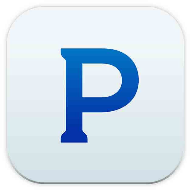 Who Has a Blue P Logo - Two blue p Logos