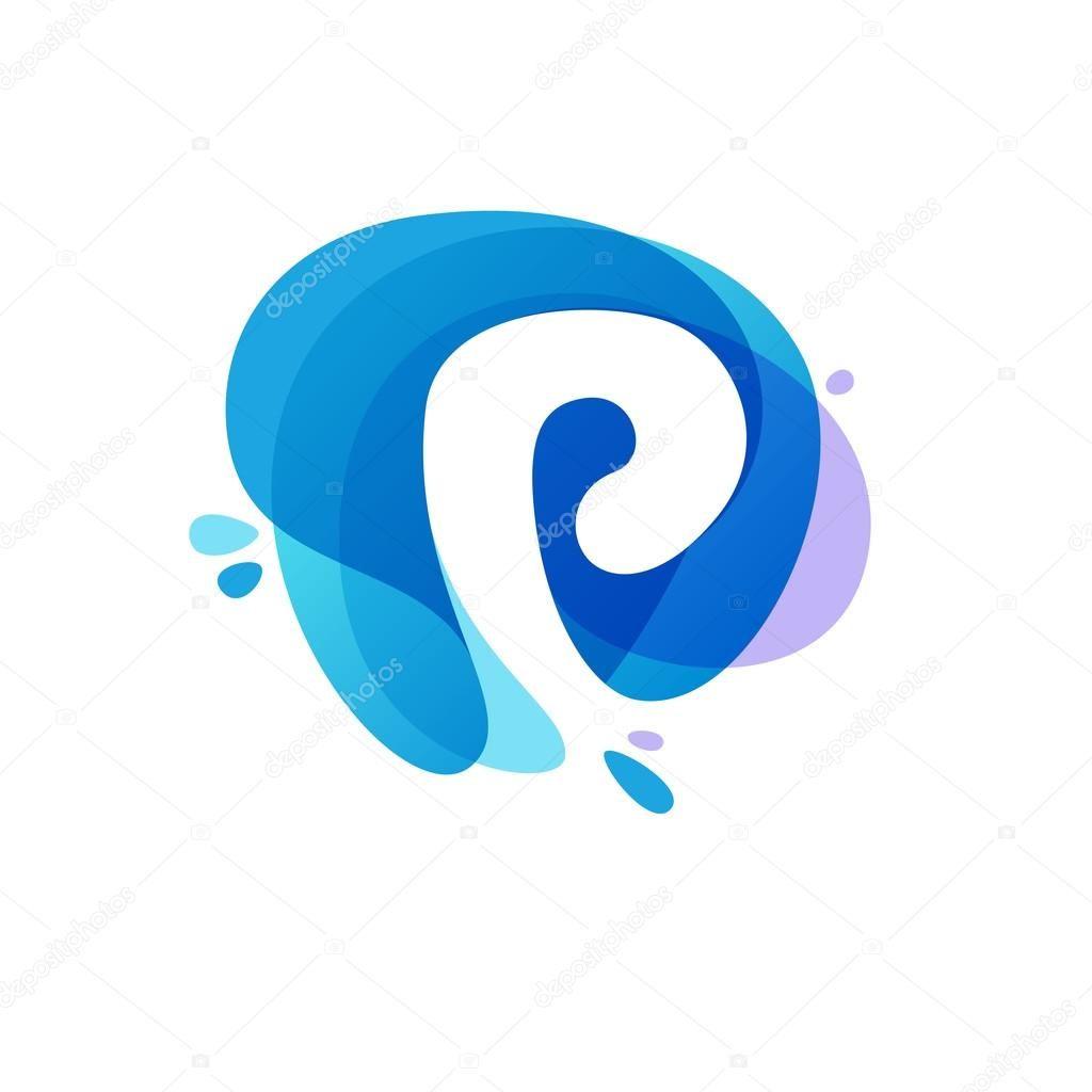 Blue P Logo - Two blue p Logos