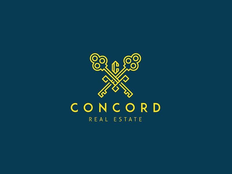 Luxury Real Estate Logo - Concord Real Estate Logo