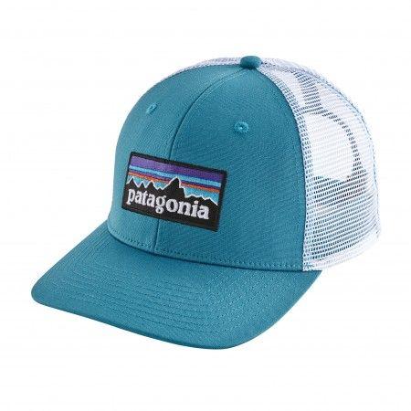 Who Has a Blue P Logo - Cap Patagonia P-6 Logo Trucker Hat Lumi Blue | Outdoorsupply.co.uk