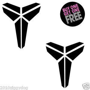 Koby Logo - Details about Kobe Bryant Black Mamba Decal Logo for Car, Laptop, Wall Buy  1 get 1 FREE