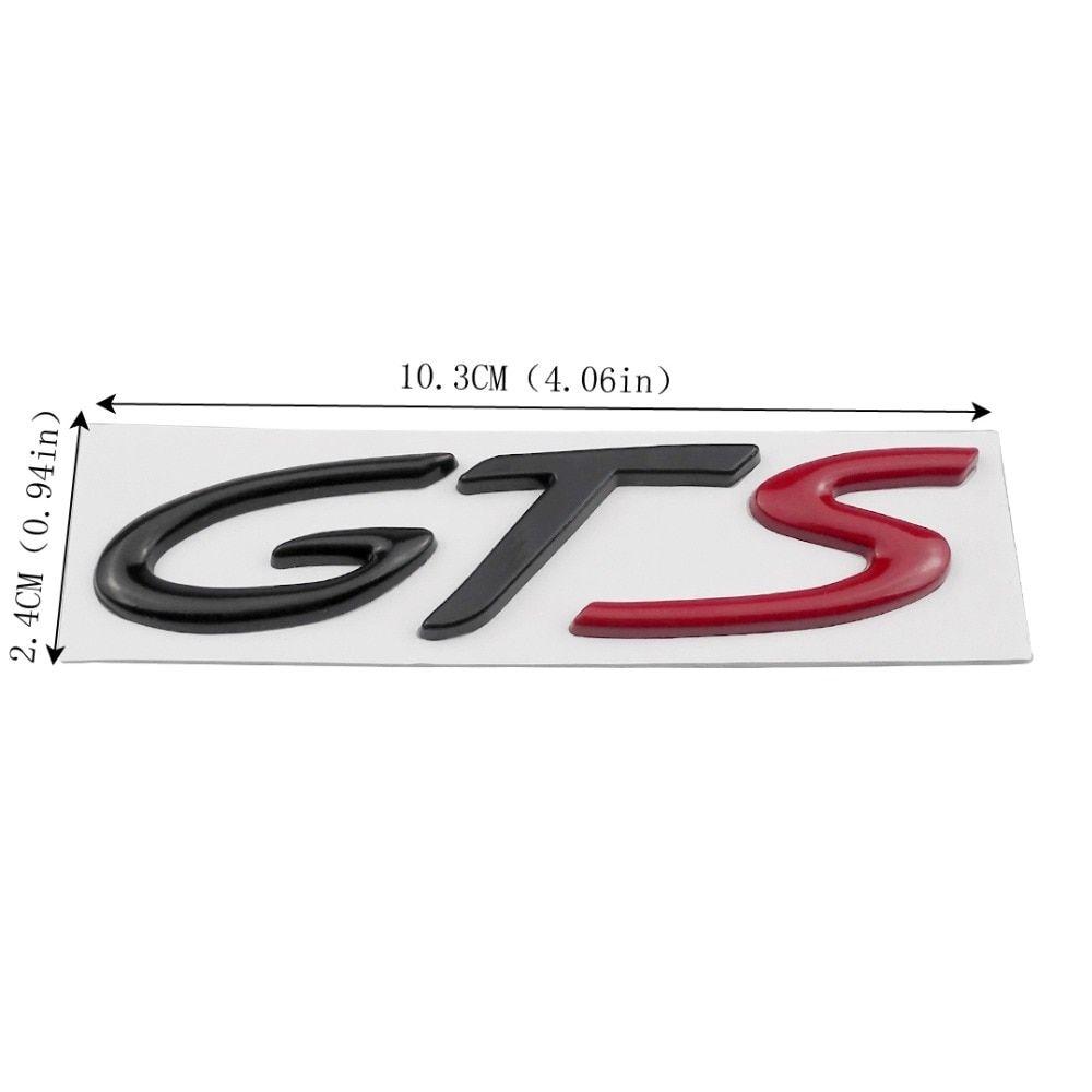 GTS Logo - Car Badge Front Side Truck Lid Emblem GTS Logo For Porsche 718