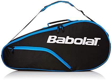 French Tennis Company Logo - Buy Babolat R Holder Essential Club x3 Tennis Kit Bag (Black Blue ...