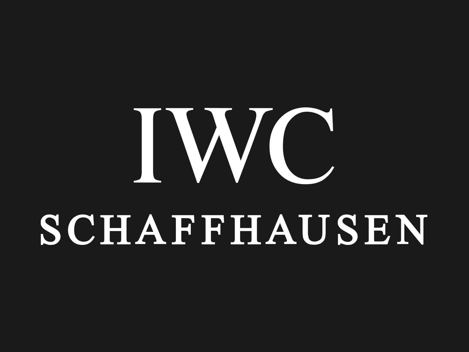 IWC Logo - IWC Not Just For Men