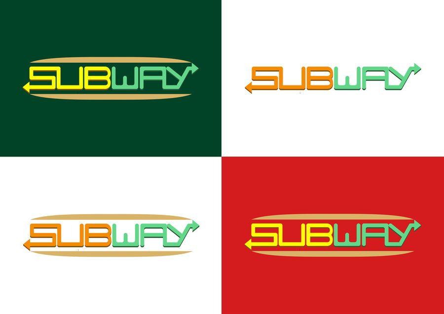 Red Subway Logo - Entry #127 by Taru88 for Subway Logo Redesign | Freelancer