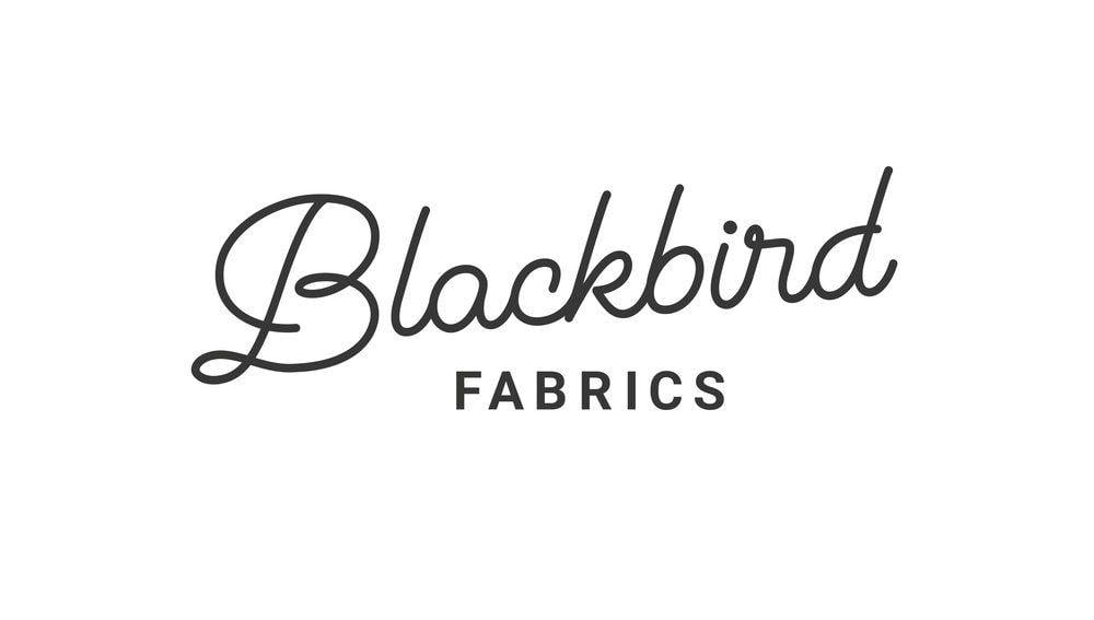Black Bird Logo - Blackbird Fabrics — Katelyn Bishop Graphic Design & Creative Branding