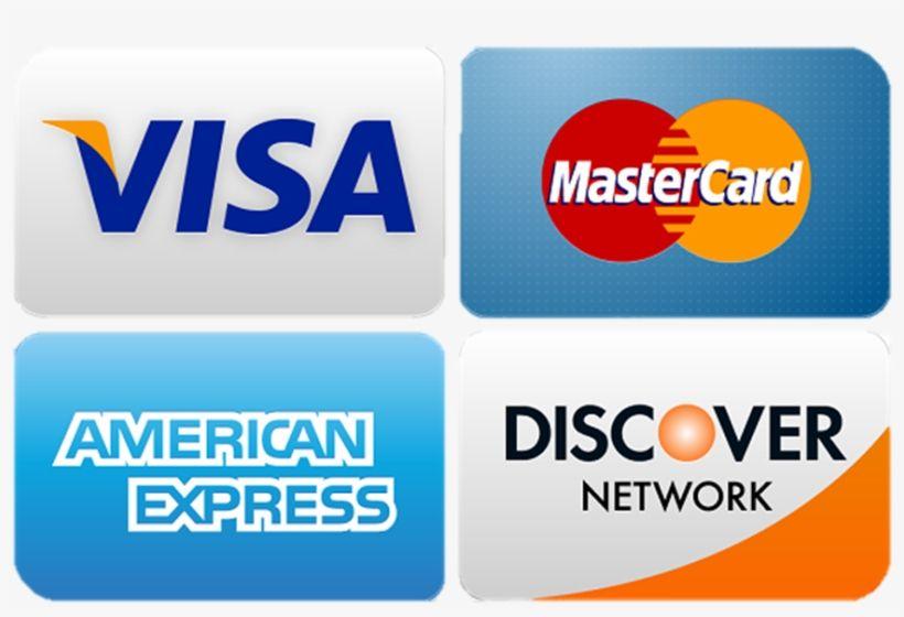 Visa Credit Card Logo - Major Credit Card Logo Png Pic - Visa Mastercard American Express ...